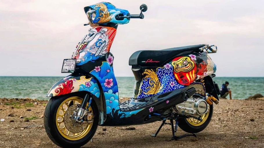 Modif Yamaha Grand Filano: Sentuhan Jepang Klasik