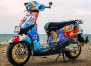 Modifikasi Yamaha Grand Filano Hybrid Bergaya Jepang