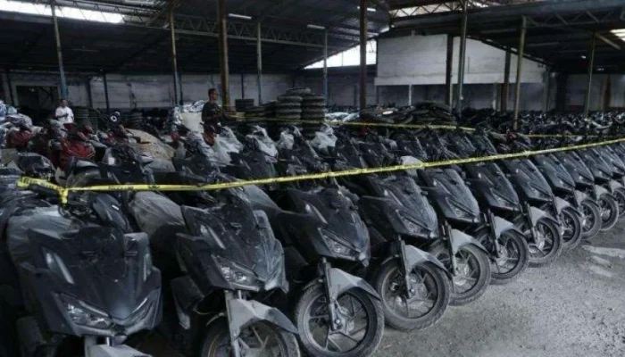Gudang Motor Ilegal di Jaksel Rugikan Negara Ratusan Miliar