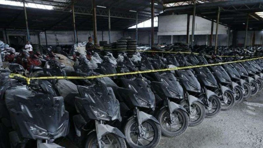 Gudang Motor Ilegal di Jaksel Rugikan Negara Ratusan Miliar