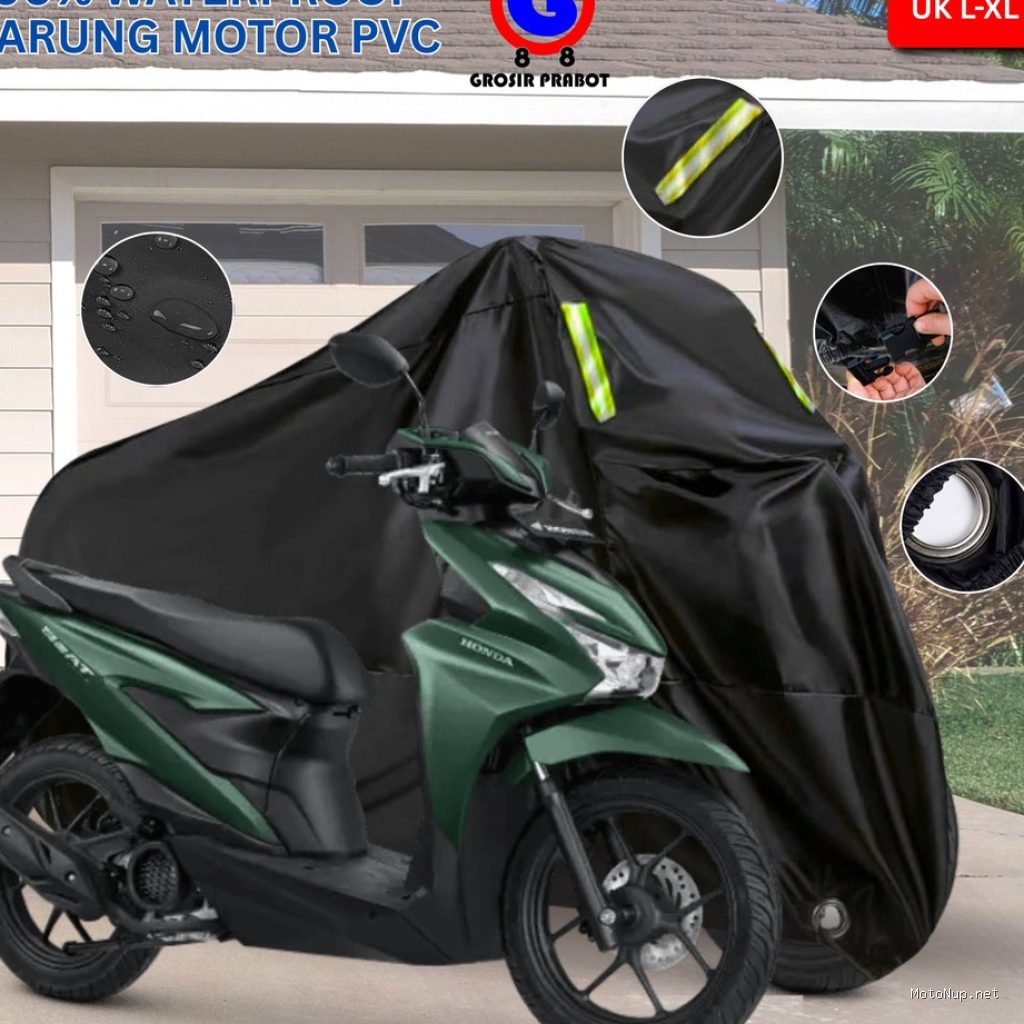 Photo by shopee.co.id - Panduan Memilih Sarung Motor Waterproof Tahan Panas Knalpot