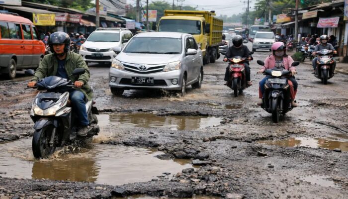 Panduan Aman Berkendara Melewati Jalan Berlubang agar Tetap Nyaman