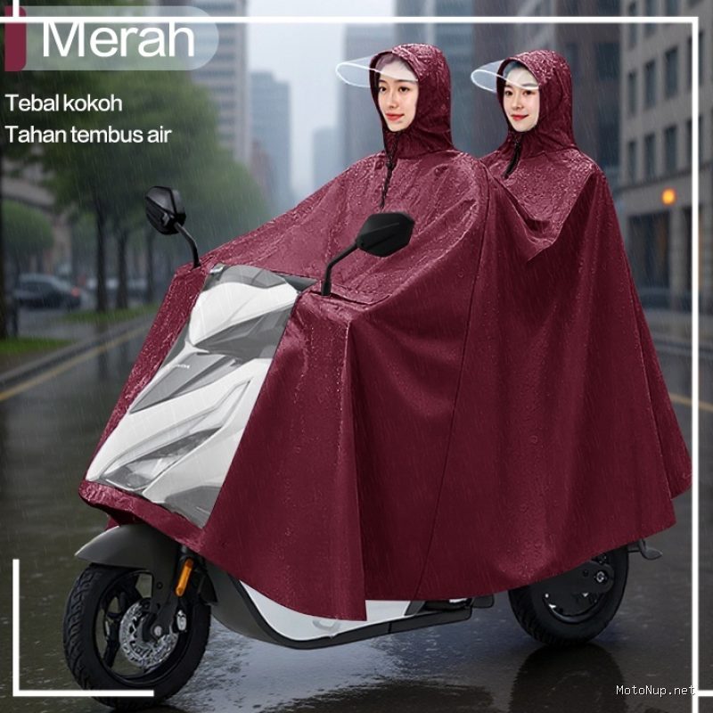 Photo by shopee.co.id - Panduan Memilih Jas Hujan Ponco Lengan untuk Sepeda Listrik