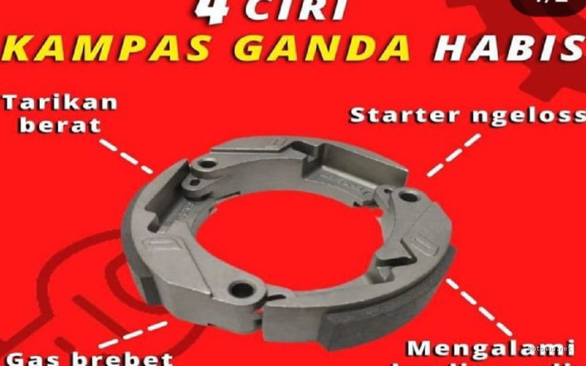 Tanda Kampas Ganda Matic Sudah Tipis dan Waktunya Diganti
