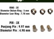 Ciri Pin Guide Sliding Sheave Rusak Akibat Tekanan Per CVT Keras