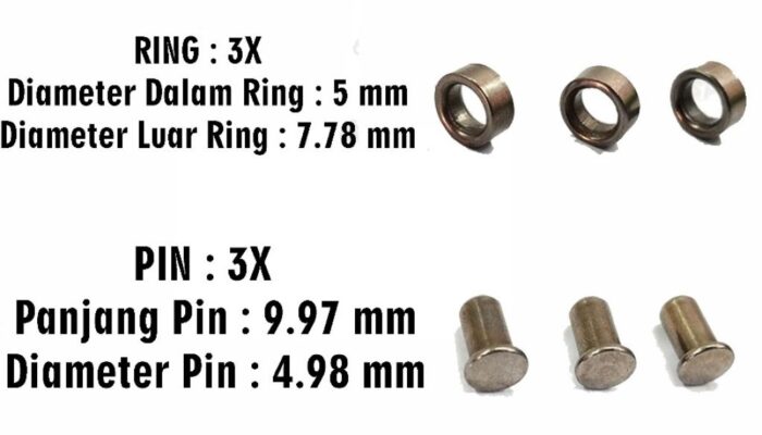 Ciri Pin Guide Sliding Sheave Rusak Akibat Tekanan Per CVT Keras