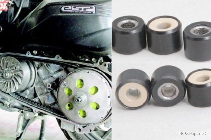 Ciri Roller CVT Matic Sudah Peyang dan Waktu Penggantian yang Tepat