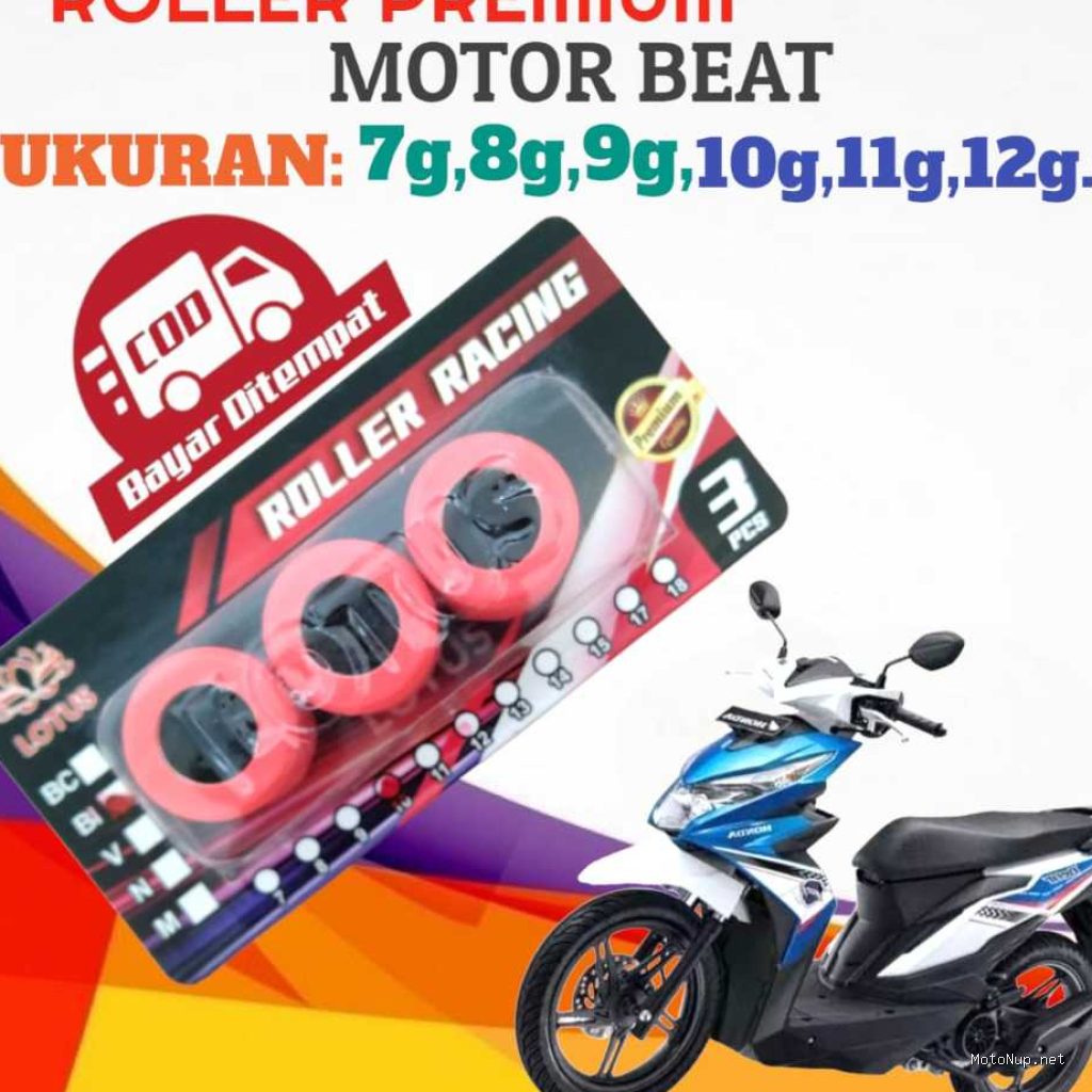 Photo by shopee.co.id - Perbedaan Karakter Roller 8 Gram vs 10 Gram di Beat ESP