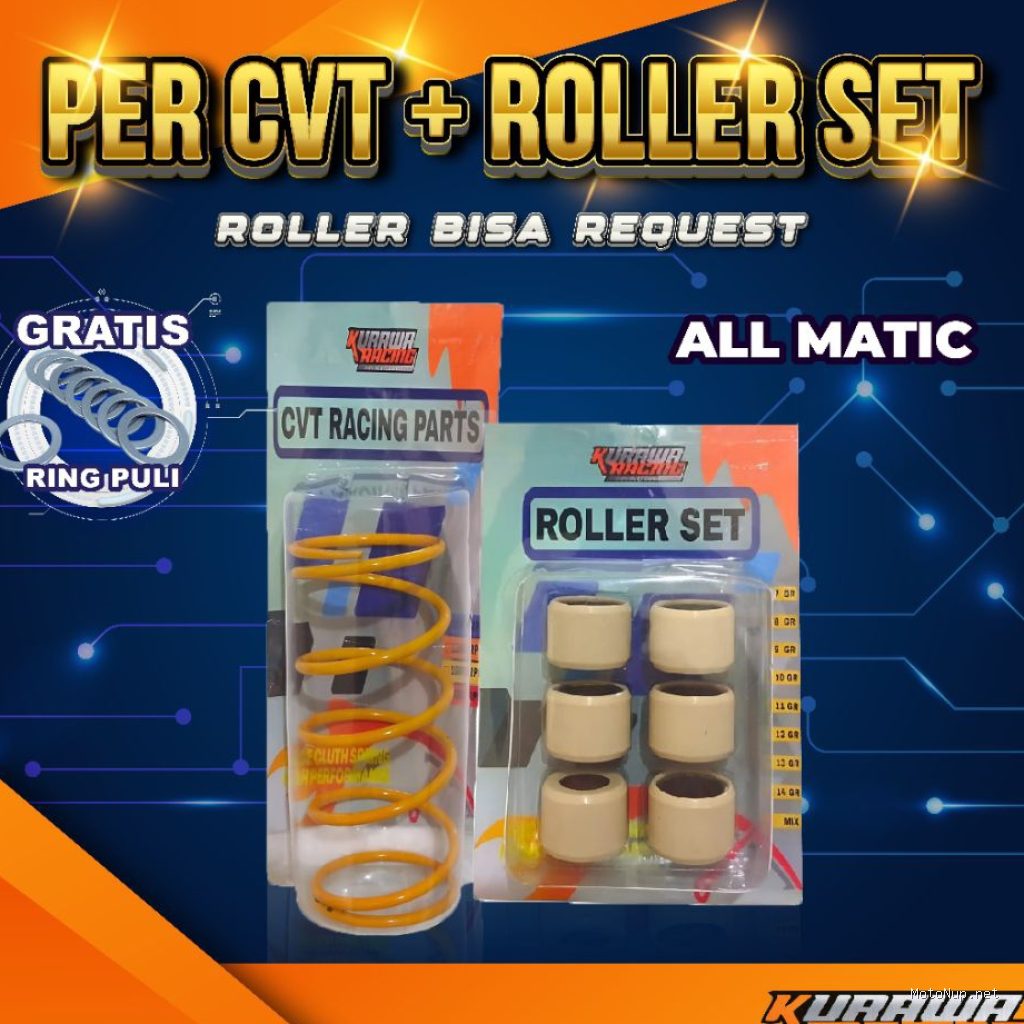 Photo by shopee.co.id - Racikan Per CVT dan Roller Buat Scoopy Karbu Biar Ringan Nanjak